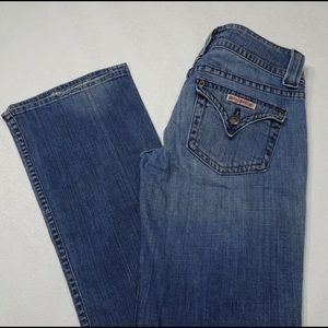 Hudson Signature Flap Pocket Bootcut Jeans Size 26